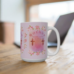Mug 15oz - Inspirational Bible Verse Design for Mom