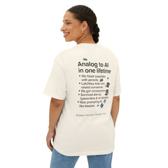 Don’t Mess With Gen X Tee — Retro Icons & ‘Analog to AI in One Lifetime’ Graphic Shirt
