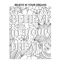 Motivational Quotes Color & Relax Coloring book Series 1