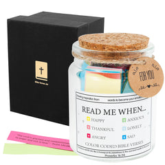 Daily Bible Verse Jar with Scripture Cards