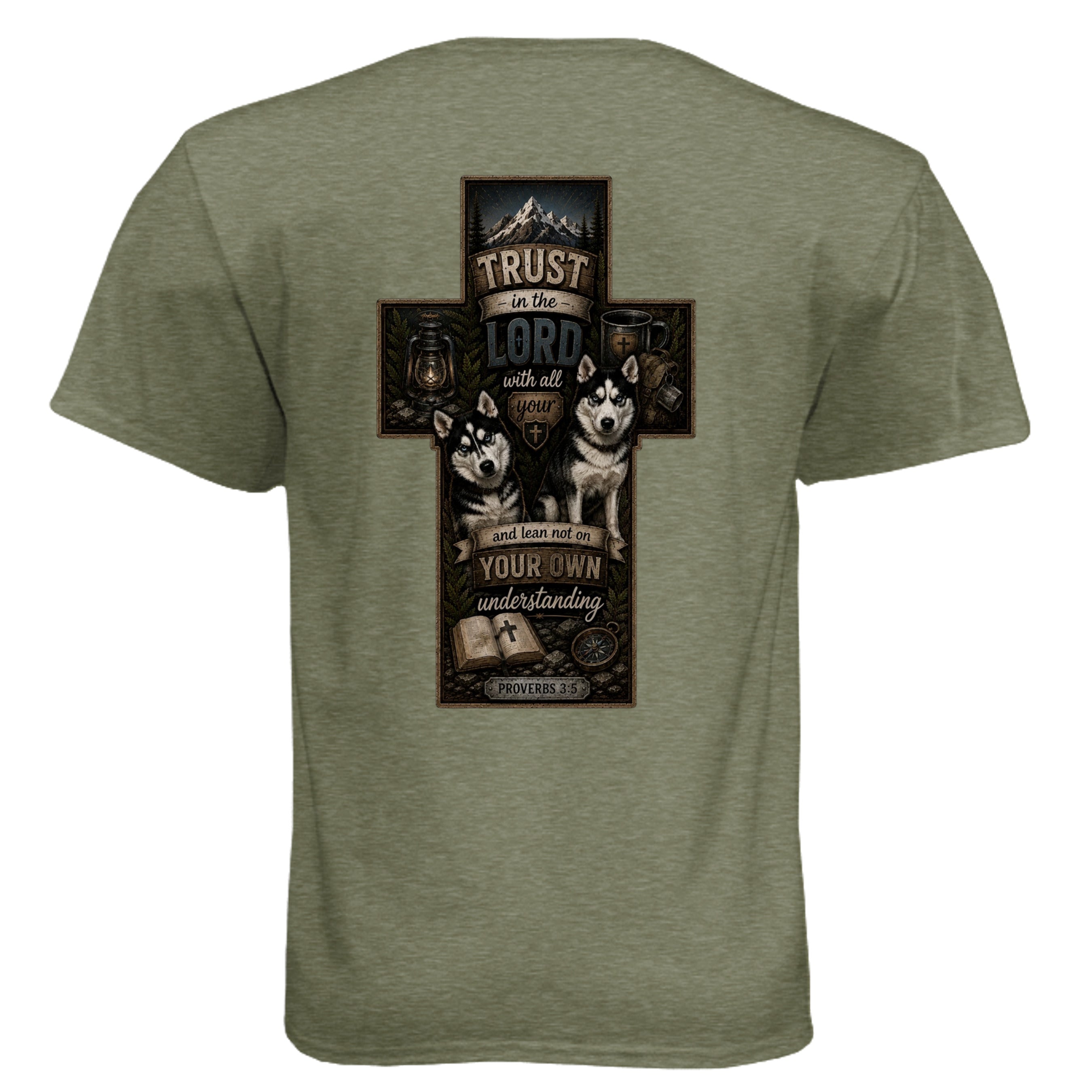 MILITARY GREEN - 6010 - BACK