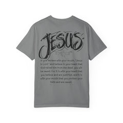 Christian T-Shirt — “Let the Word of Christ Dwell in You Richly” Front & JESUS Scripture Back