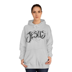 Jesus Graphic Hoodie — 'Jesus My Savior' Back Print Christian Hoodie