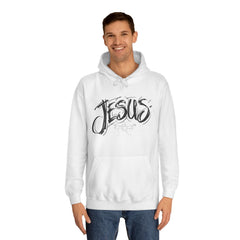 Jesus Graphic Hoodie — 'Jesus My Savior' Back Print Christian Hoodie
