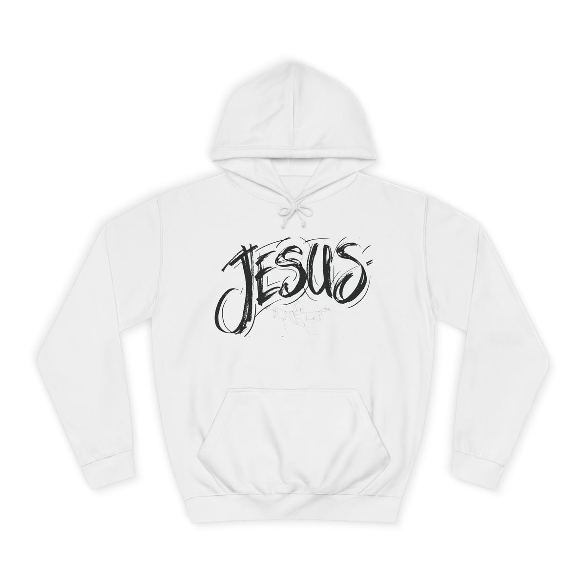 Jesus Graphic Hoodie — 'Jesus My Savior' Back Print Christian Hoodie