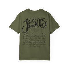 Christian T-Shirt — “Let the Word of Christ Dwell in You Richly” Front & JESUS Scripture Back