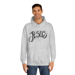 Jesus Graphic Hoodie — 'Jesus My Savior' Back Print Christian Hoodie