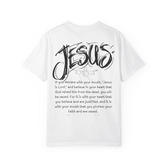 Faith & Light Garment-Dyed T-Shirt – Original Scripture Design