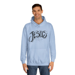 Jesus Graphic Hoodie — 'Jesus My Savior' Back Print Christian Hoodie