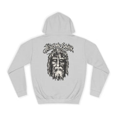 Jesus Graphic Hoodie — 'Jesus My Savior' Back Print Christian Hoodie