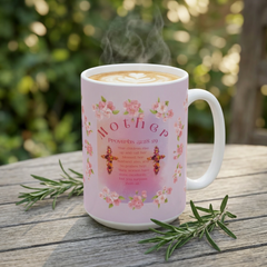 Mug 15oz - Inspirational Bible Verse Design for Mom