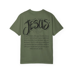 Christian T-Shirt — “Let the Word of Christ Dwell in You Richly” Front & JESUS Scripture Back