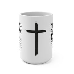 Faith Mug 15oz - Corinthians Verse and Salvation Prayer