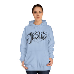 Jesus Graphic Hoodie — 'Jesus My Savior' Back Print Christian Hoodie
