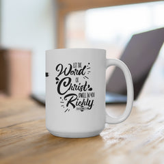 Faith Mug 15oz - Corinthians Verse and Salvation Prayer