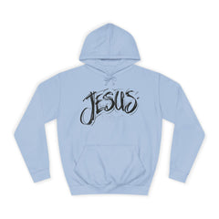 Jesus Graphic Hoodie — 'Jesus My Savior' Back Print Christian Hoodie