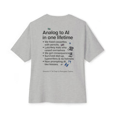 Don’t Mess With Gen X Tee — Retro Icons & ‘Analog to AI in One Lifetime’ Graphic Shirt