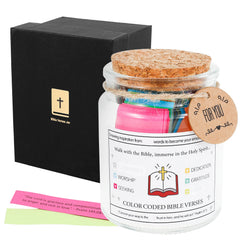 Daily Bible Verse Jar with Scripture Cards