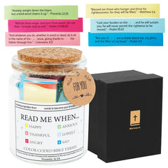 Daily Bible Verse Jar with Scripture Cards