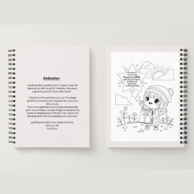 2026 Journal, Bible Study Guide & Colouring Book