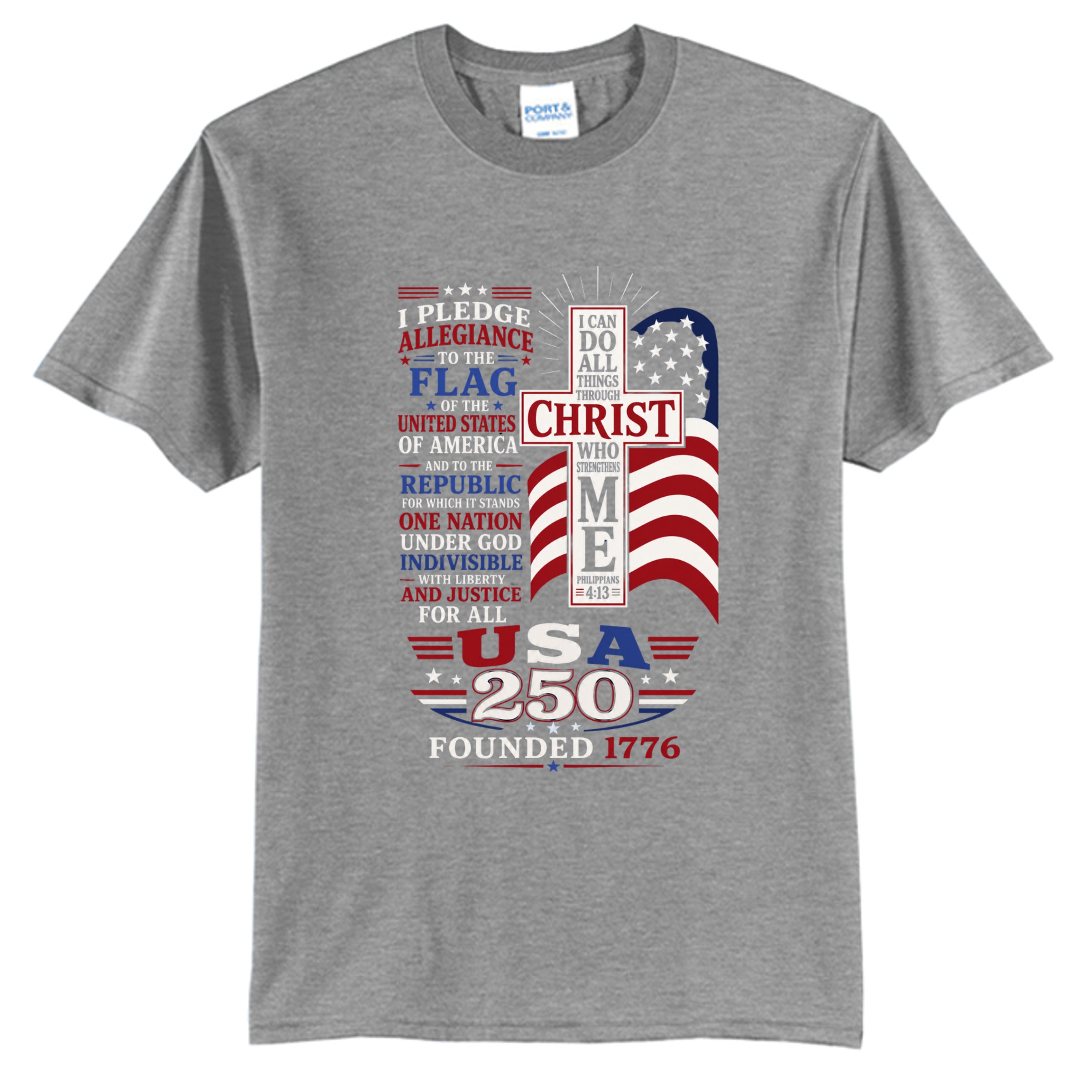Athletic Heather - PC55 - FRONT