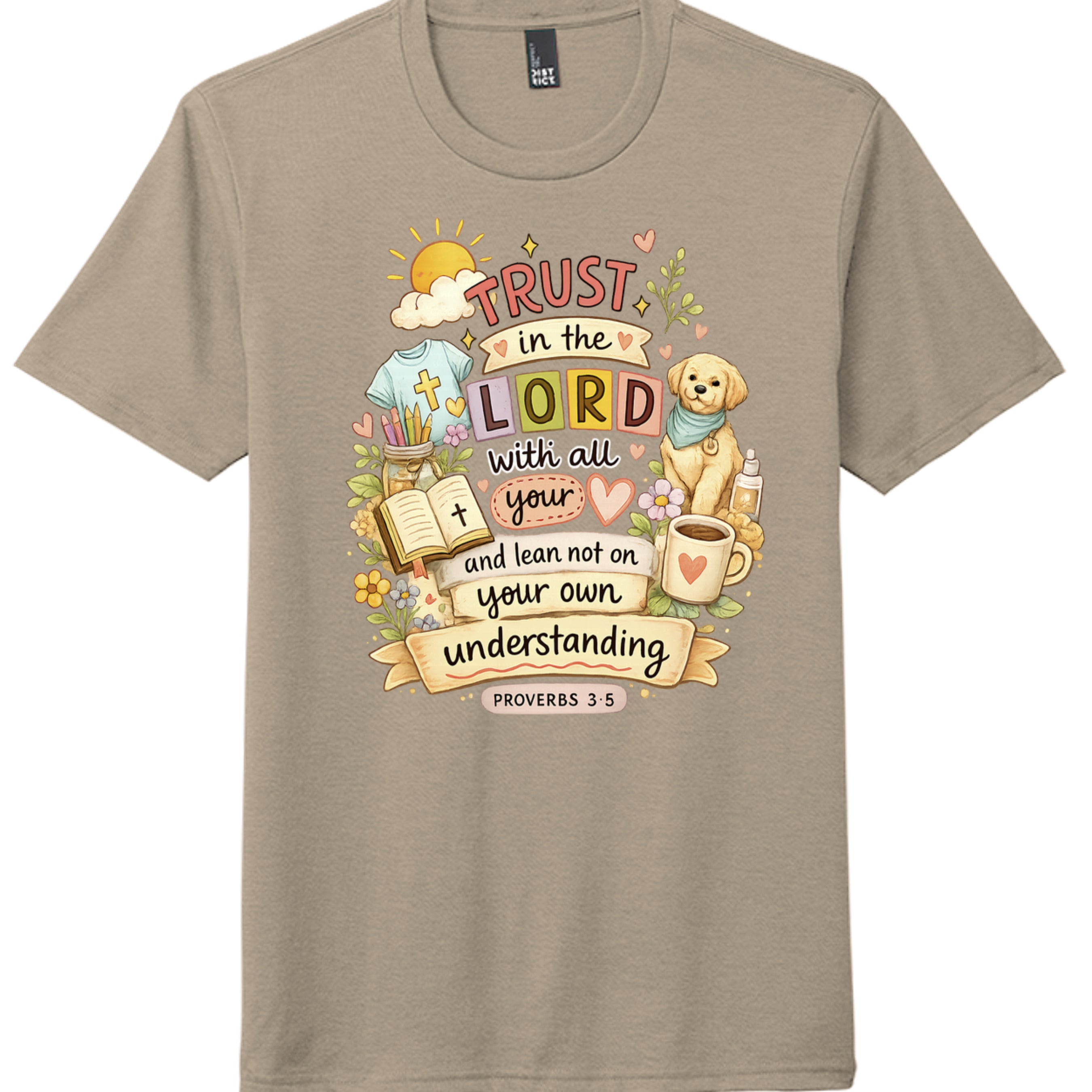 Desert Tan Heather - DM130 - FRONT